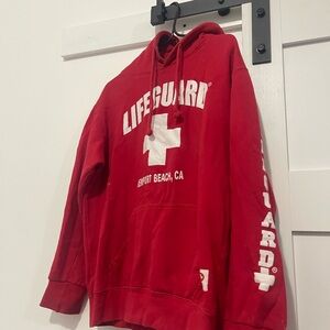 Lifeguard Red Hoodie